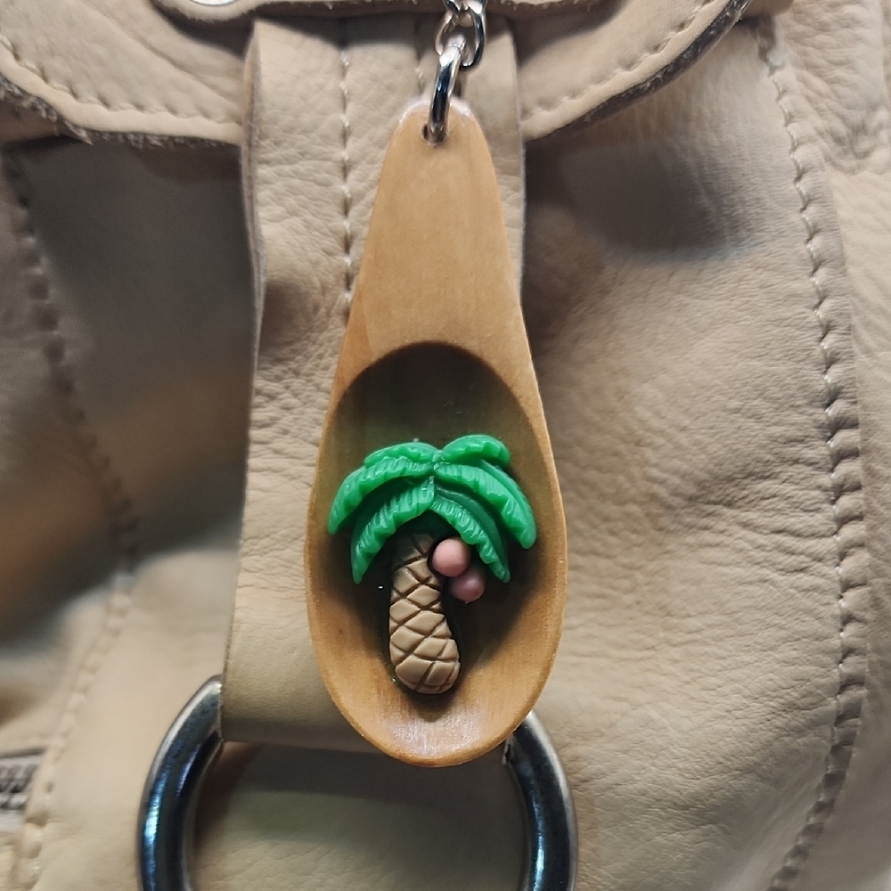 Coconut Tree Bag charm / keychain